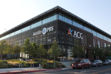 NEW HOME FOR PBS: The Public Broadcasting service is now located in the ACC highland campus. PBS used to previously located at the University of Texas. Photo by Mars Leslie