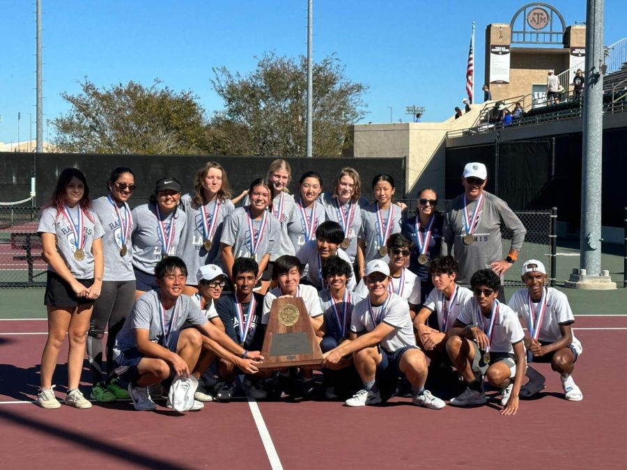 STATE: The varsity teams made it to state for the first time in AISD team tennis history. They competed against teams that have dominated the competition for decades and held their own as first time state qualifiers.