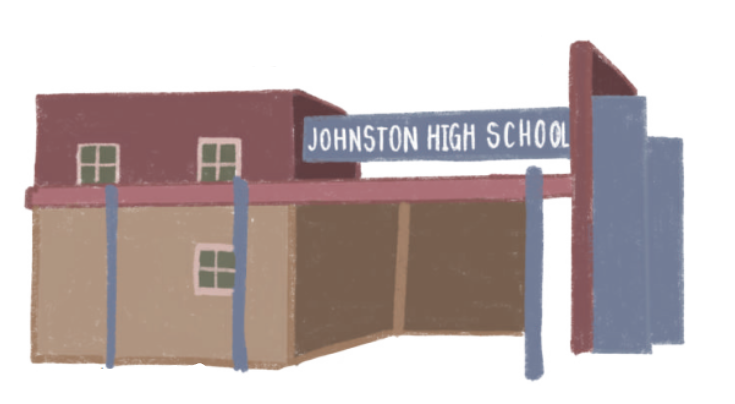 Before we started using this school, the building looked different, and was used as Jhonston High School.