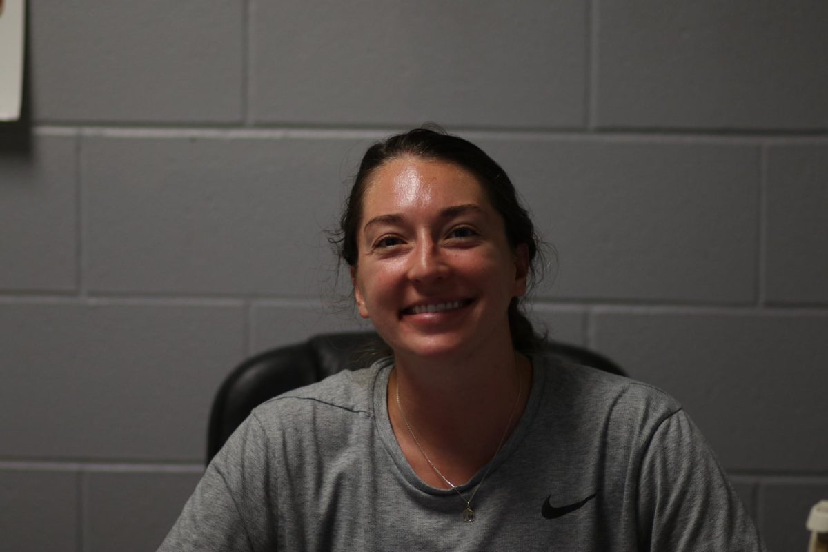 SAVING THE DAY Chelsea York is the athletic trainer for student at LASA. Trainers like York are crucial for ensuring the safety of atheletes who suffer from injuries. 