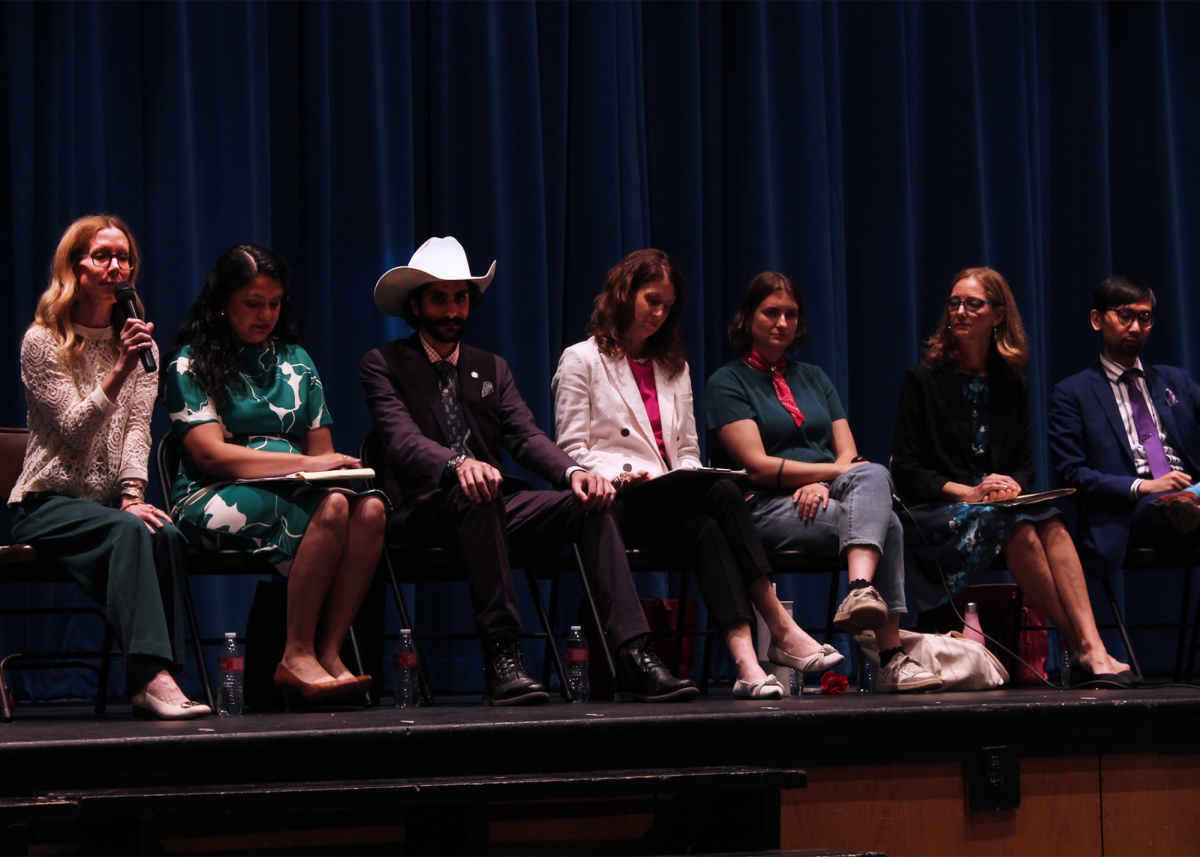 Candidates at the LASA Theatre.